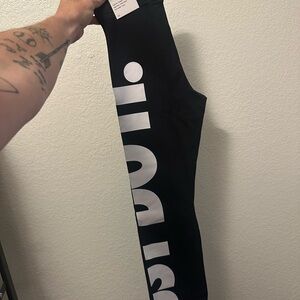 Nike Black Leggings with White Logo
